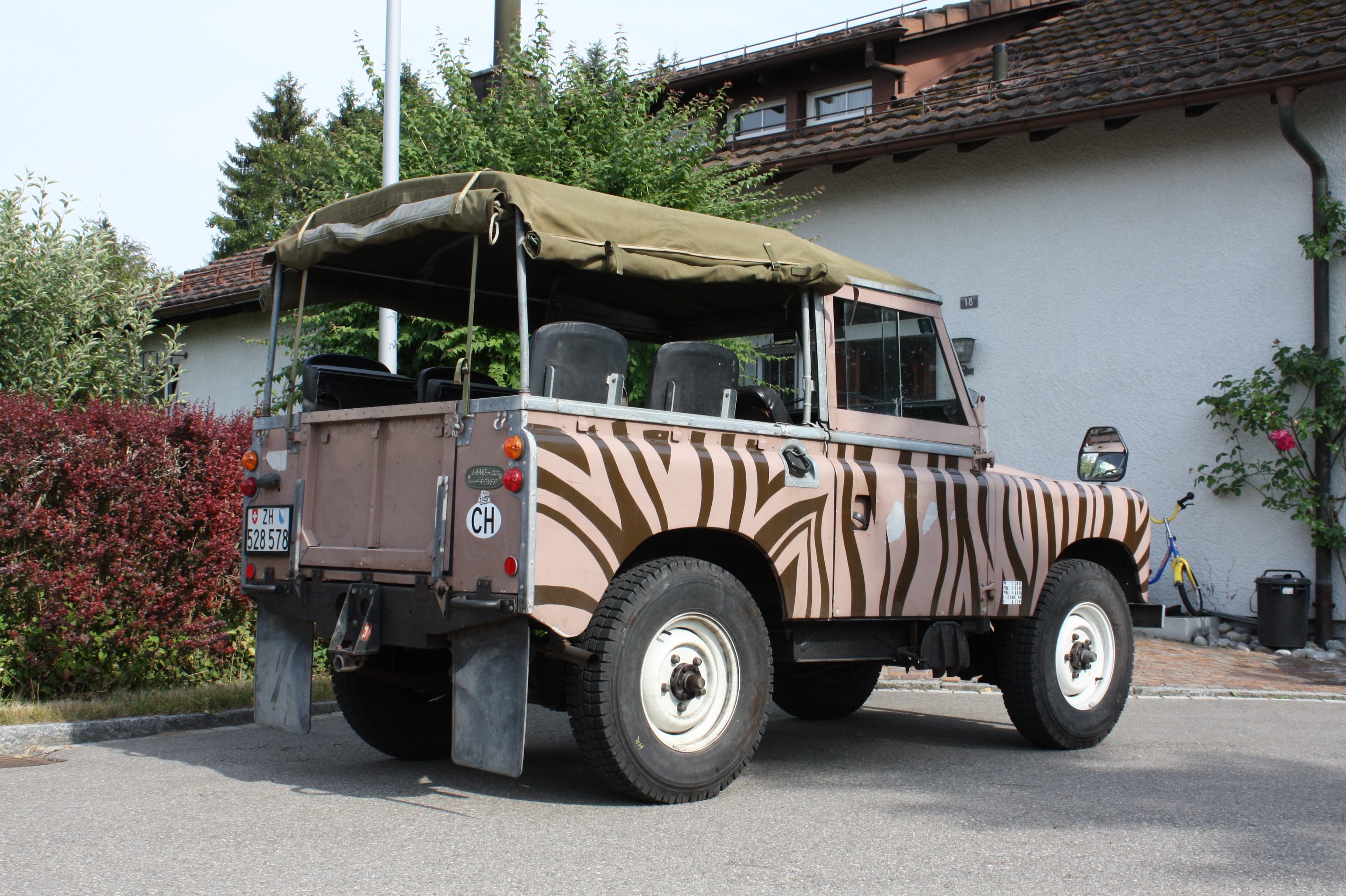 Land Rover SIIA on Michelin XPC tires.